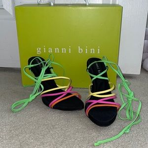 Gianna Bini “Suttin” Multicolored Heels